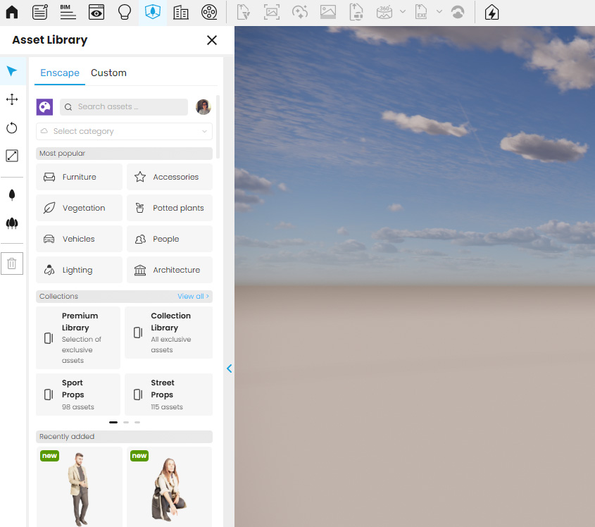 Best Practices: The Enscape Asset Library | Using 3D models in Enscape
