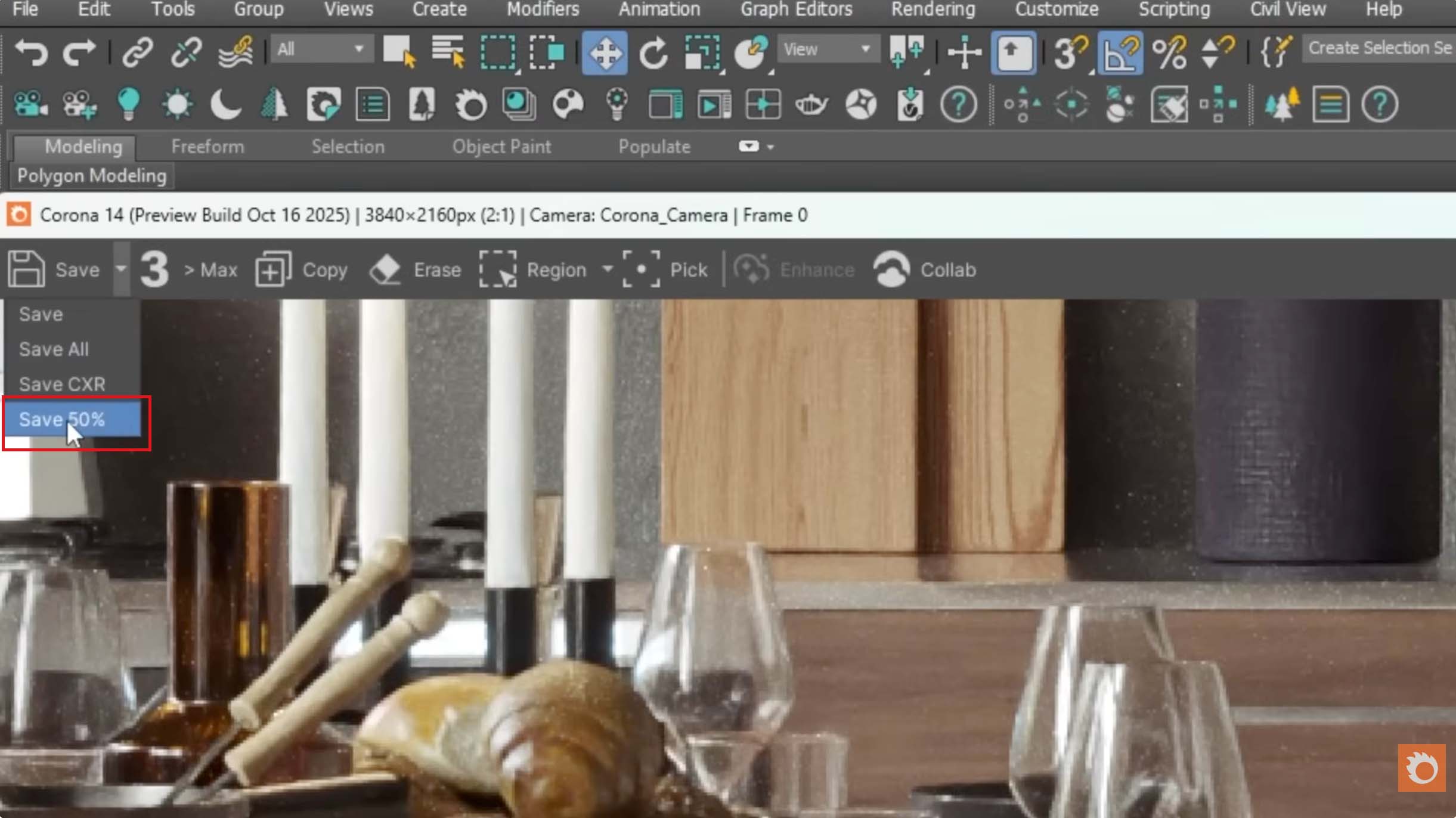 How to render 6x faster in Chaos Corona