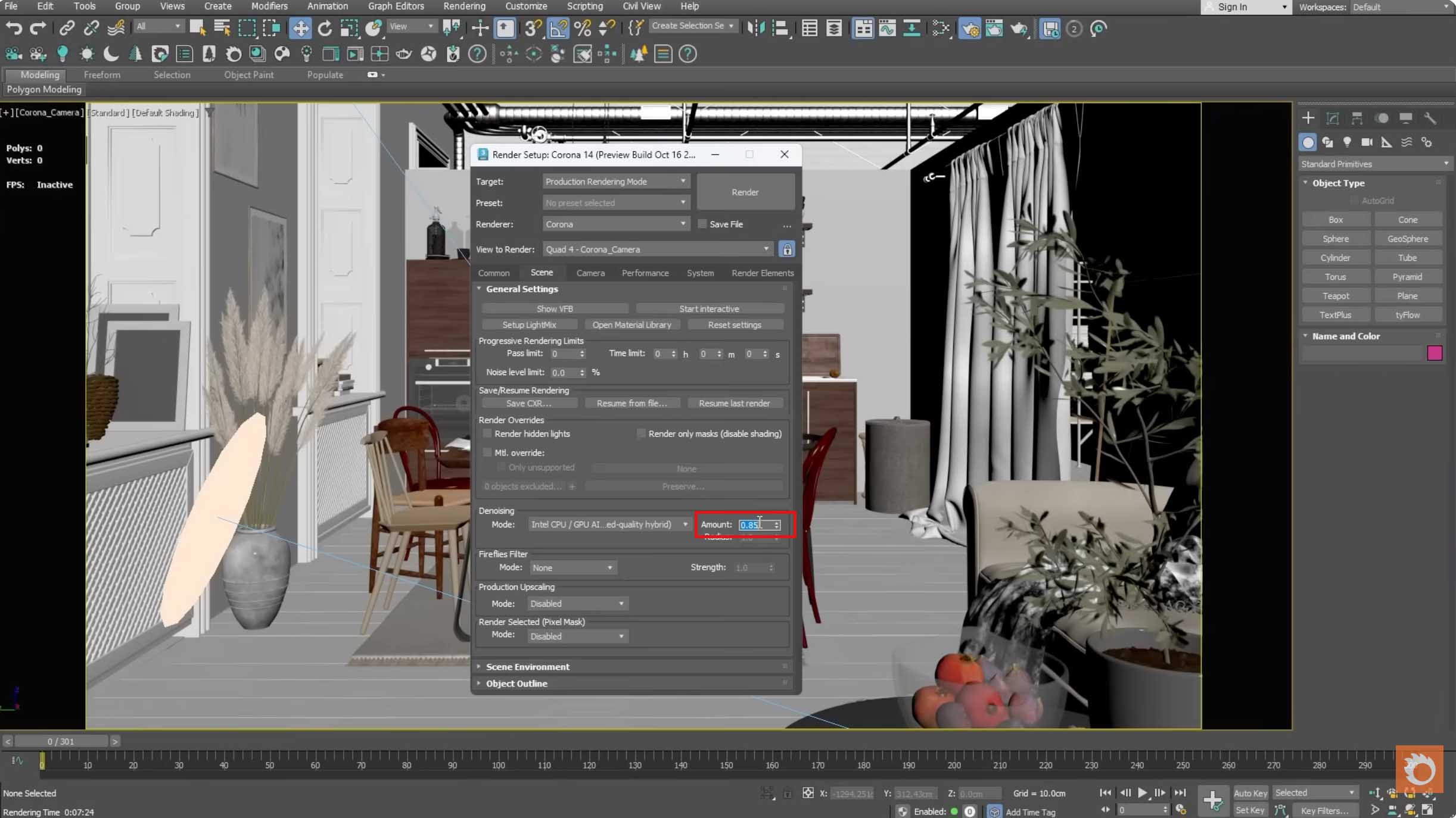 How to render 6x faster in Chaos Corona